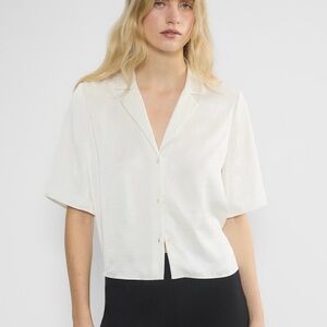 Wilfred Cream Button Down Shirt